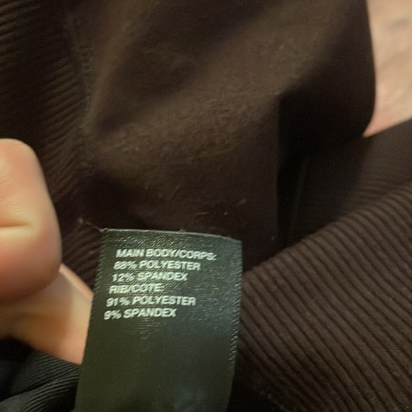 Zella Moto Ribbed High Waist Ankle Leggings - Picture 7 of 8